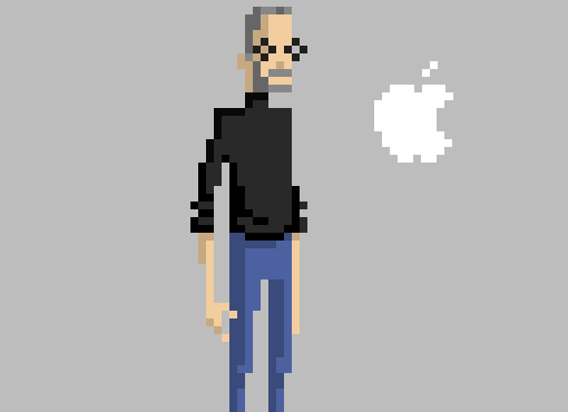 Steve Jobs Pixel Art